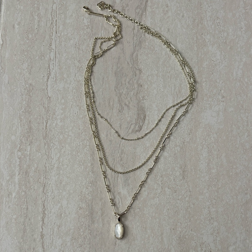 Kendra Scott Elisa Triple Strand Necklace